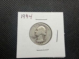 1944 Silver Washington Quarter