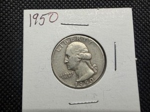 1950 Silver Washington Quarter