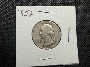 1952 Silver Washington Quarter