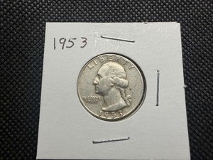 1953 Silver Washington Quarter