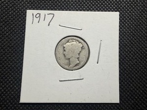 1917 Silver Mercury Dime