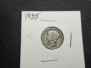 1935 Silver Mercury Dime