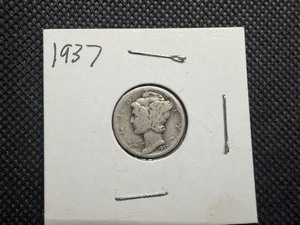 1937 Silver Mercury Dime