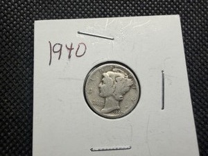 1940 Silver Mercury Dime
