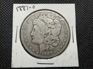 1887 O Morgan Silver Dollar