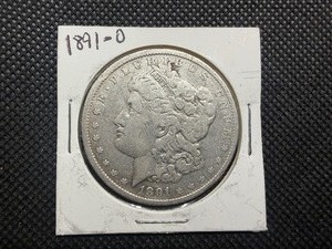 1891 O Morgan Silver Dollar