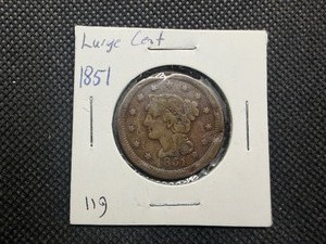1851 Large Cent