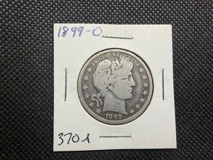 1899 O Barber Silver Half Dollar