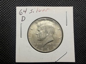 1964 D Kennedy Silver Half Dollar