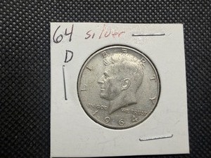 1964 D Kennedy Silver Half Dollar