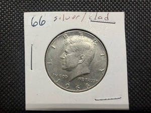 1966 Silver Kennedy Half Dollar