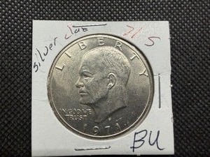 1971 S Ike Dollar Marked BU When Purchased