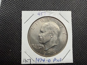 1974 D Ike Dollar Marked Proof When Purchased