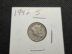 1942 S Silver Mercury Dime