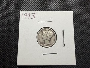 1943 Silver Mercury Dime