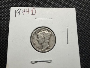 1944 D Silver Mercury Dime