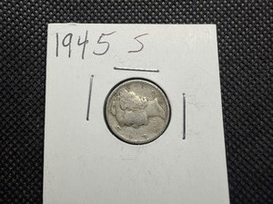 1945 S Silver Mercury Dime