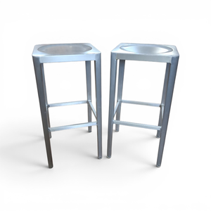 Aluminum finished stools