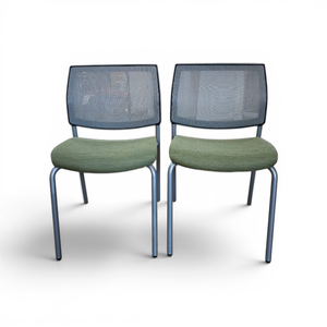 Lot of Two Sit-On-It Stacking Chairs