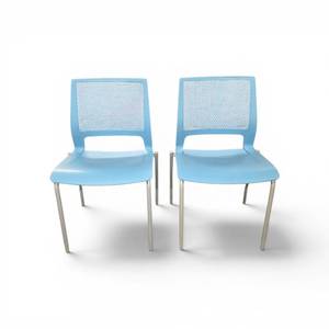 Set of Two Sit On It Stackers - Blue