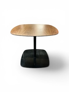 Square walnut dining table