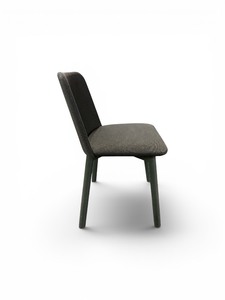 Set of Three Guest chairs with gray legs