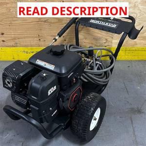 NorthStar Gas Cold Water Pressure Washer, 4000 PSI, 3.5 GPM, NorthStar Engine, Belt Drive #1571343 Msrp $2,199.99 see description