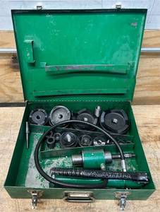 Greenlee 7310 Knockout Punch Driver Set Msrp $2,981.66