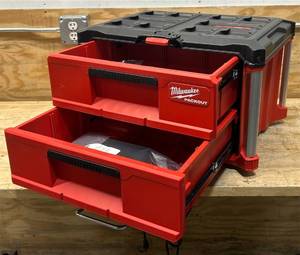Milwaukee PACKOUT 2-Drawer Tool Box 48-22-8442 Msrp $159.00
