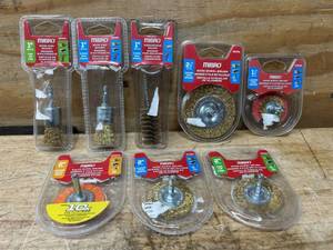 Mibro Wire Brushes 1 to 2-12  lot of 8