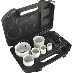 Klutch Bimetal Hole Saw, 8-Pc. Set