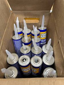 10 oz. Heavy Duty Construction Adhesive (lot of 16, damaged)