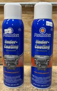 Permatex Under-Coating lot of 2 Msrp $32.40