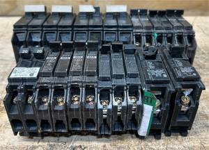 Circuit Breakers Various Amps lot of 15