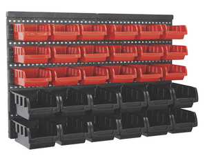 Ironton  30-Pc. Wall-Mount Storage Bin Set, Model# 69070 #112752 Msrp $27.99
