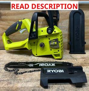 RYOBI 40V 10 in. Battery Powered Chainsaw Msrp $145.00 Tool Onlysee description