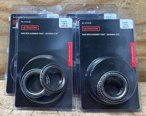 Ultra-Tow High-Performance Trailer Bearing Races, 2-Pk., 1-38in., L68149 #57124709 Msrp $55.96 lot of 4