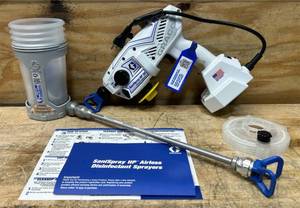 Graco Industrial 25R790  SaniSpray HP 20 Corded Handheld Airless Disinfectant Sprayer Msrp $1000-1400