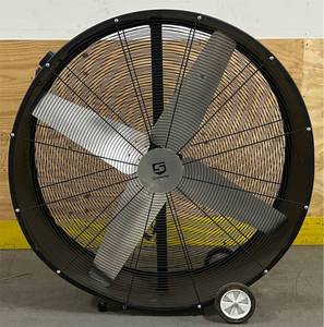 Strongway 48in. Belt Drive Drum Fan, 20,600 CFM, 910 HP, 2 Speeds #4742845 Msrp $519.99 see description
