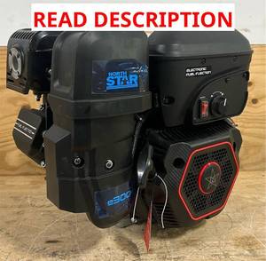 NorthStar e300 EFI Horizontal OHV Engine with Recoil Start, 300cc, 1in. x 3.48in. Shaft #114593 Msrp $429.99 see description