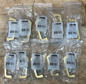 Liberty Classic Bell 3 in. (76 mm) Brushed Brass Cabinet Drawer lot of 10