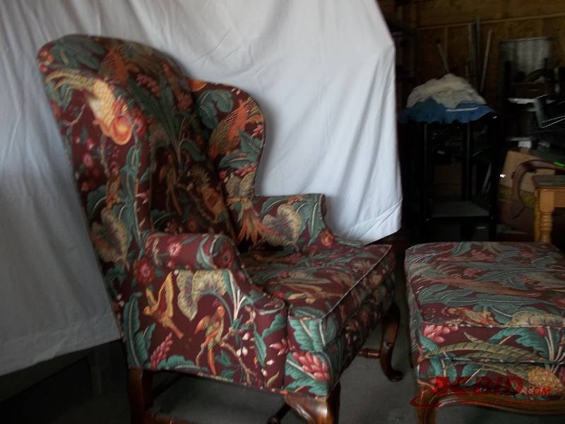 Chair and Footstool