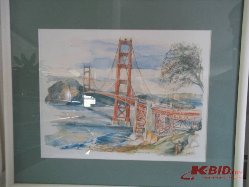 Two Pictures with Wooden Frames