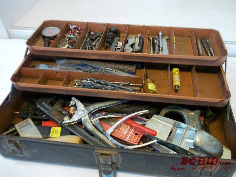 Tool Box with Misc Tools
