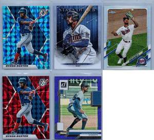 Byron Buxton Parallels and Inserts - Five Card Lot