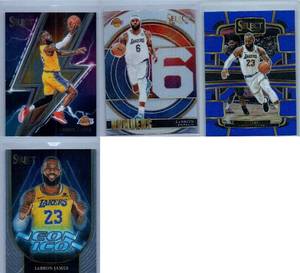 LeBron James Inserts and More - Four Card Lot