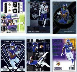Stefon Diggs Minnesota Vikings - Six Card Lot