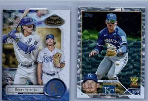 Bobby Witt Jr. RC and Parallel - Two Card Lot