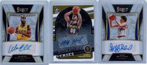 Wayne Ellington, Markus Howard, Jeff Ruland NBA Autos