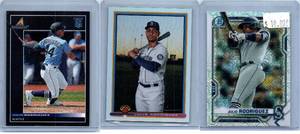 Julio Rodriguez Mariners Rookies - Three Card Lot